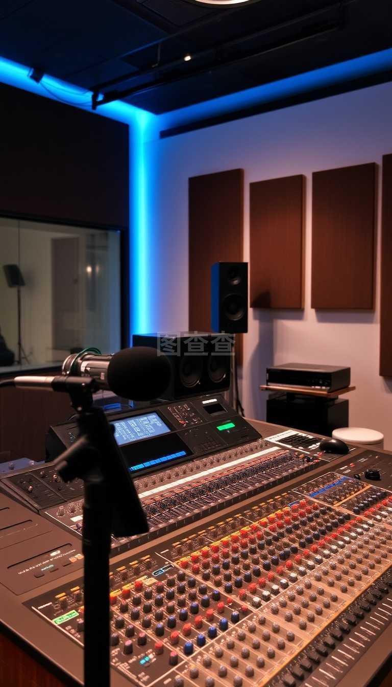 錄音棚混音臺(tái)專業(yè)音樂(lè)制作